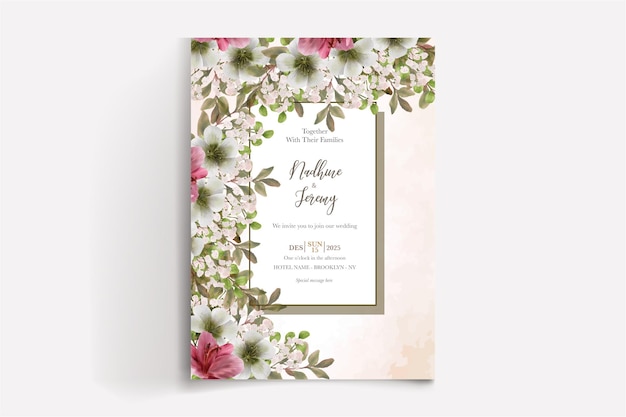 Modèles d'invitation de mariage