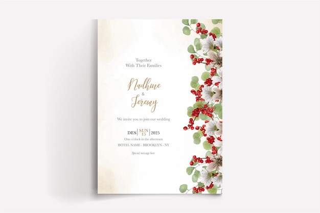 Modèles D'invitation De Mariage