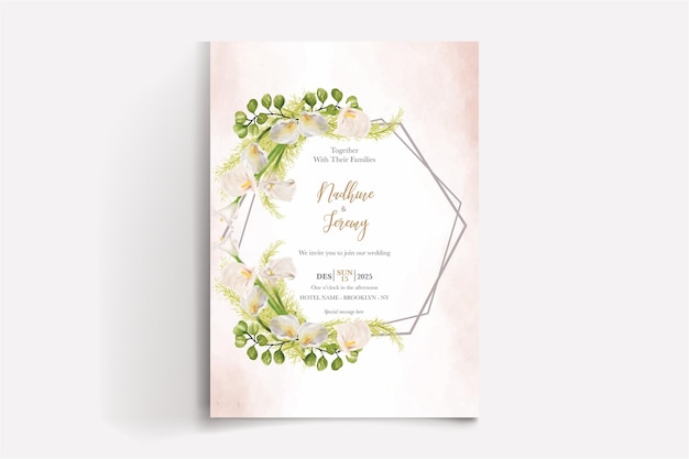 Modèles D'invitation De Mariage