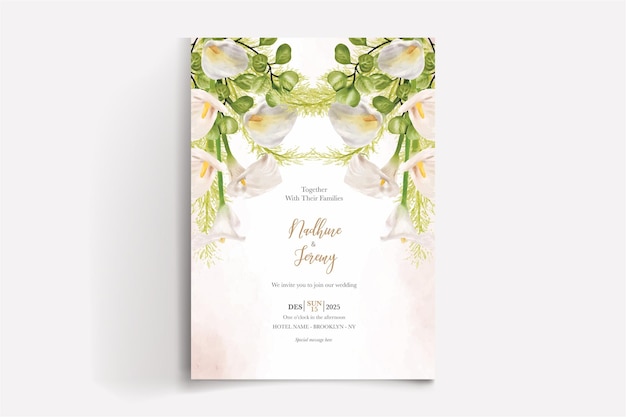 Modèles D'invitation De Mariage