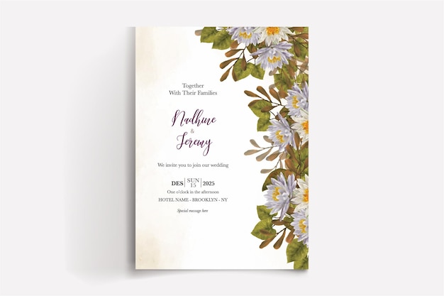 Modèles D'invitation De Mariage