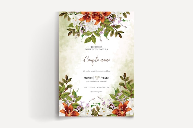 Modèles D'invitation De Mariage