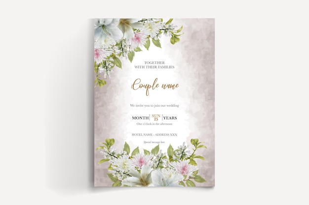 Modèles D'invitation De Mariage