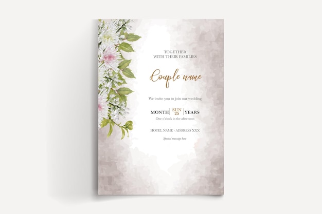 Modèles D'invitation De Mariage