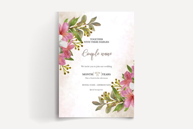 Modèles D'invitation De Mariage