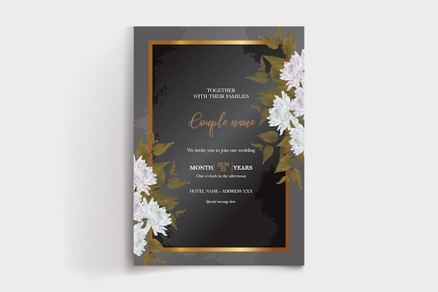 Modèles d'invitation de mariage