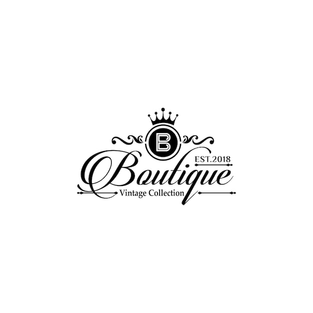 Modèles De Logo De Boutique De Luxe