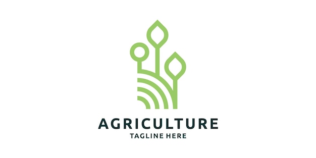 Des Modèles De Logo Créatifs Pour L'agriculture Des Modèles De Design De Logo Des Icônes Des Symboles Des Idées Créatives