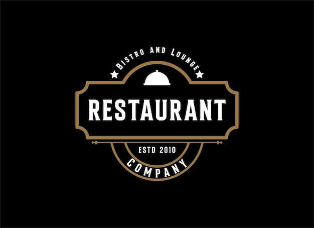 Modèles De Logo Avec éléments Monogrammés Et Ornements Florissants Pour Restaurants