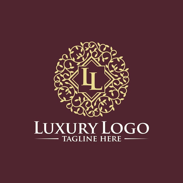 Vecteur modèles de logo de luxe
