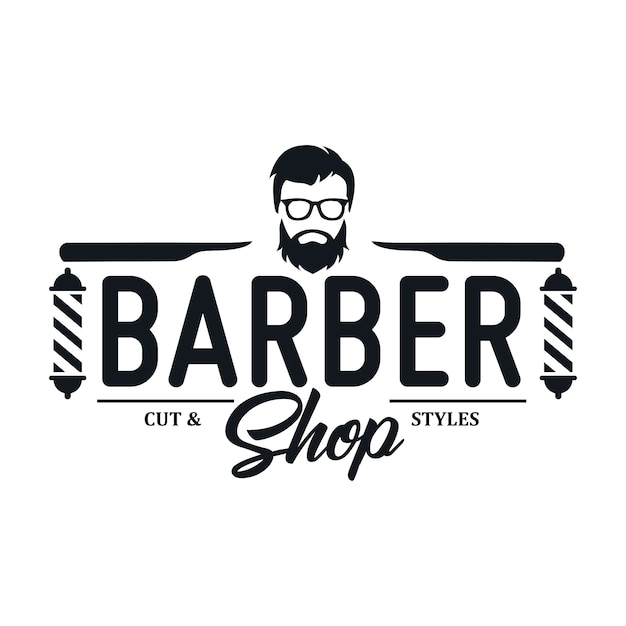 Modèles De Logo Vintage Barbershop