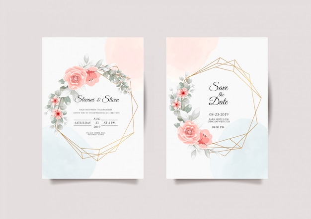 Modèles De Modèles D'invitation De Mariage