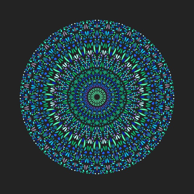 Des Modèles De Pierres Précieuses Colorées, De L'art Du Mandala, Des Graphiques Vectoriels Géométriques.