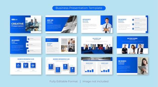 Modèles de présentation d'entreprise minimalistes