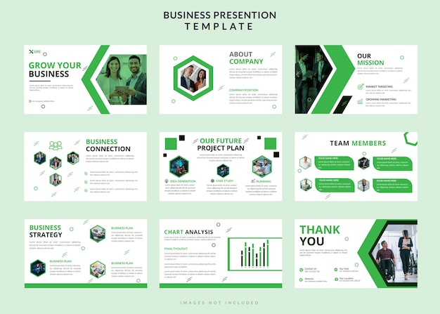 Modèles de présentation de marketing d'entreprise créative conception de présentation de diapositives powerpoint modifiables