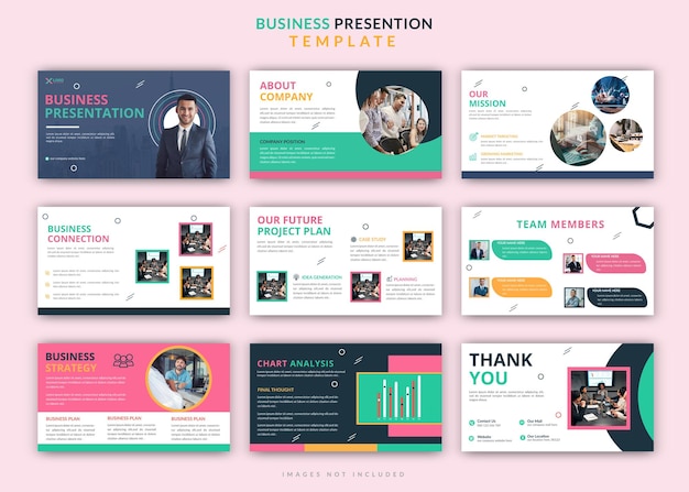 Modèles de présentation de marketing numérique modernes présentation de diapositives powerpoint modifiables vectorielles