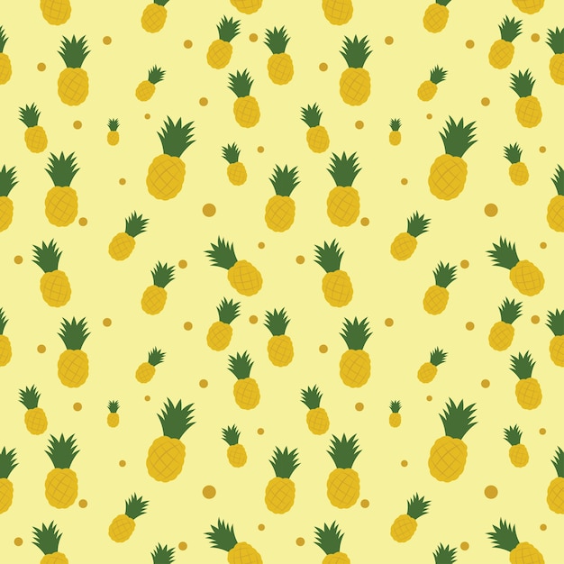 modèles sans couture ananas