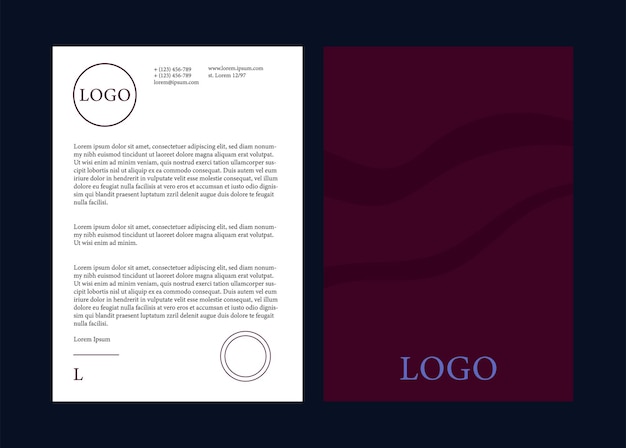 Des modèles d'en-tête d'affaires colorés des modèles d' en-tête modernes pour le logo d'entreprise et