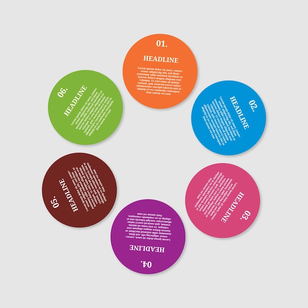 Modèles de titres infographiques