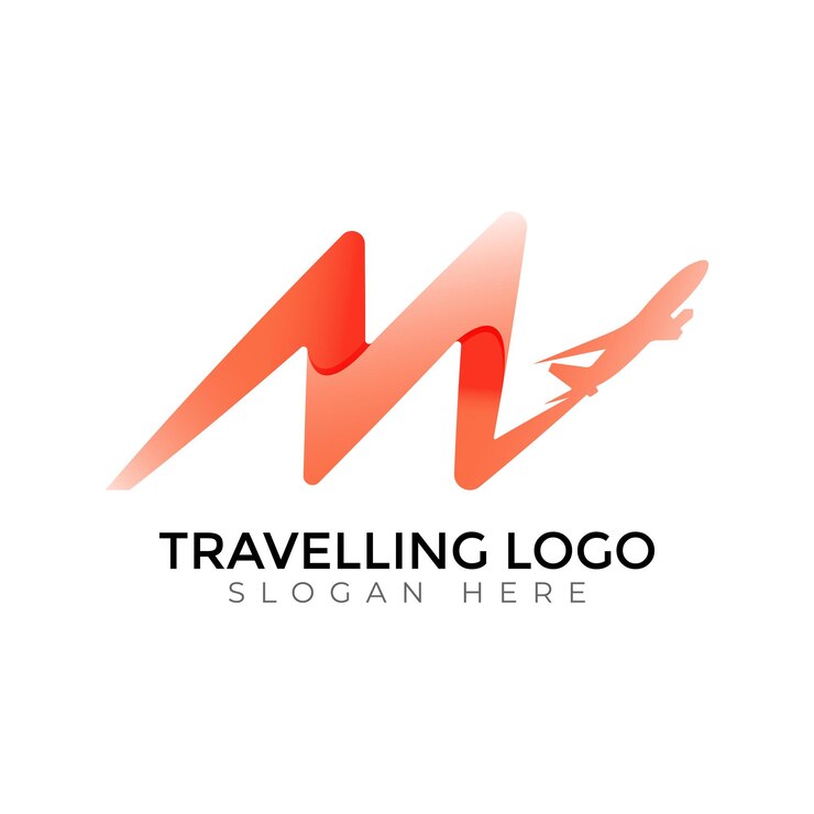 Des modèles de vecteurs de voyage créatifs, une typographie abstraite, des lettres colorées et une conception de logo.