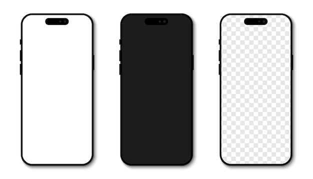 Modélisation Du Nouvel Iphone 15 Pro Et Iphone 15pro Max Modélisation De L'écran De L'iphone Vinnitsa Ukraine 23 Octobre 2023