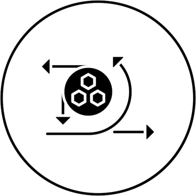 Modélisation de l'image vectorielle de l'icône API Peut être utilisée pour l'analyse de données
