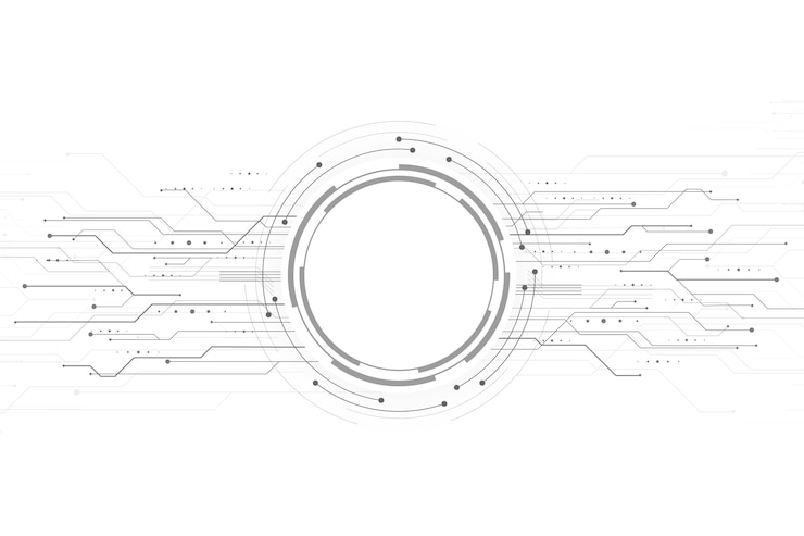 Vecteur moderne arrière-plan technologique