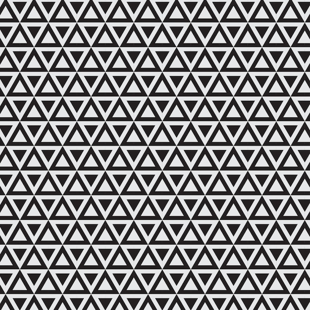 Moderne modèle géométrique sans couture avec des triangles modèle vectoriel