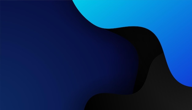 Moderne Simple 3d Bleu Noir Abstrait Design Pour Carte De Visite Présentation Fond Livret Brochure Certificat Modèle Toile De Fond Et Bannière