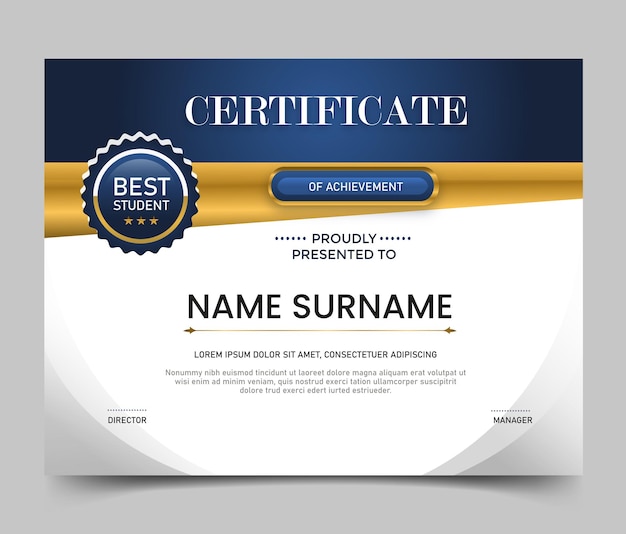 Module de conception du certificat de réussite