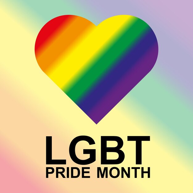 Mois de la fierté LGBT en juin Lesbien Gay Bisexuel Transgenre Célébration annuelle LGBT