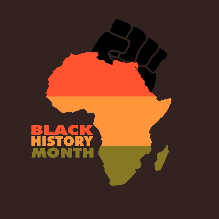 Vecteur le mois de l'histoire noire