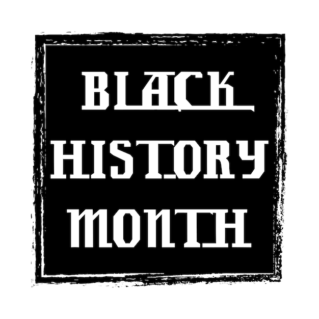 Vecteur le mois de l'histoire noire