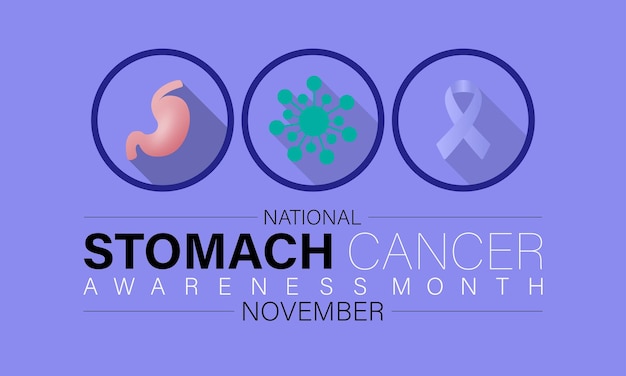 Le mois de sensibilisation au cancer de l'estomac est célébré chaque année en novembre.