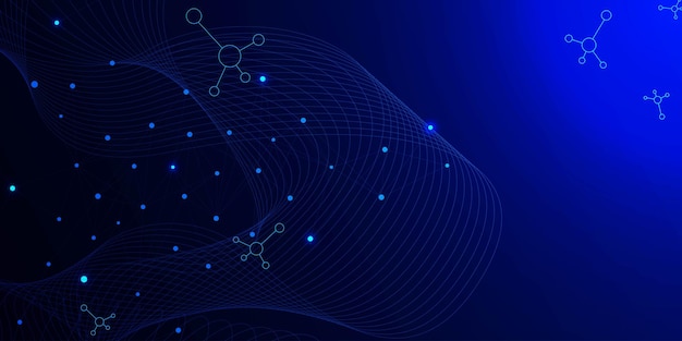 Vecteur molécule d'adn ou chromosome d'adn concepte de science et de technologie médicale des soins de santé