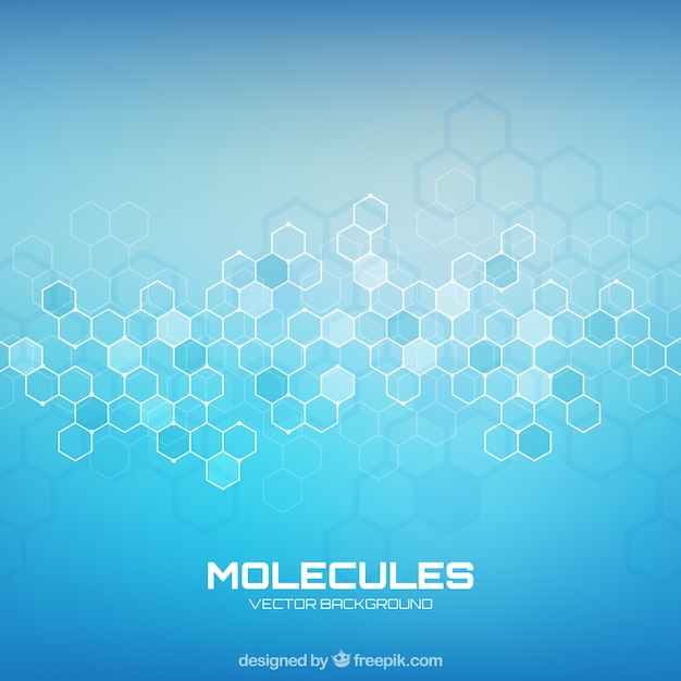 Molecule De Fond Avec Un Style Géométrique