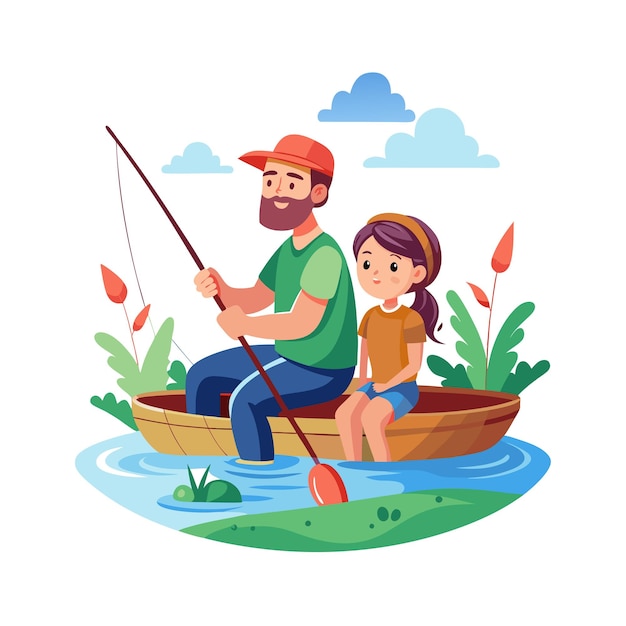 Moments de la vie familiale réelle Concepts d'illustration vectorielle
