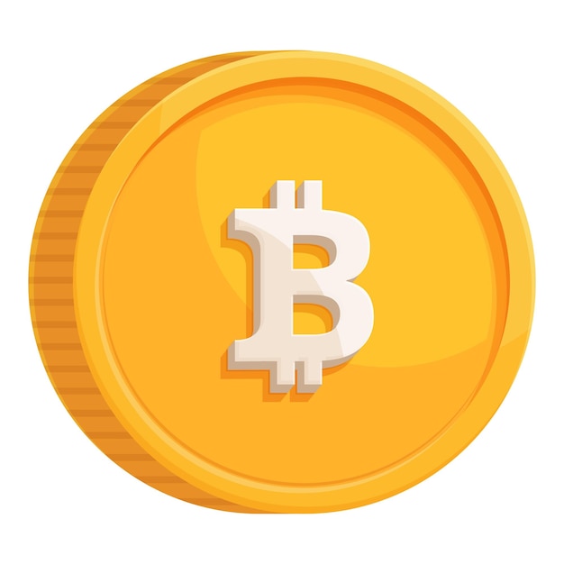 Monnaie d'or bitcoin représentant la crypto-monnaie et l'investissement dans des actifs numériques