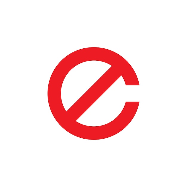 Monogramme C Cercle Croisé Logo