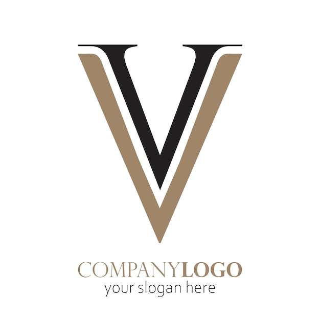 Monogramme Du Logo Vv