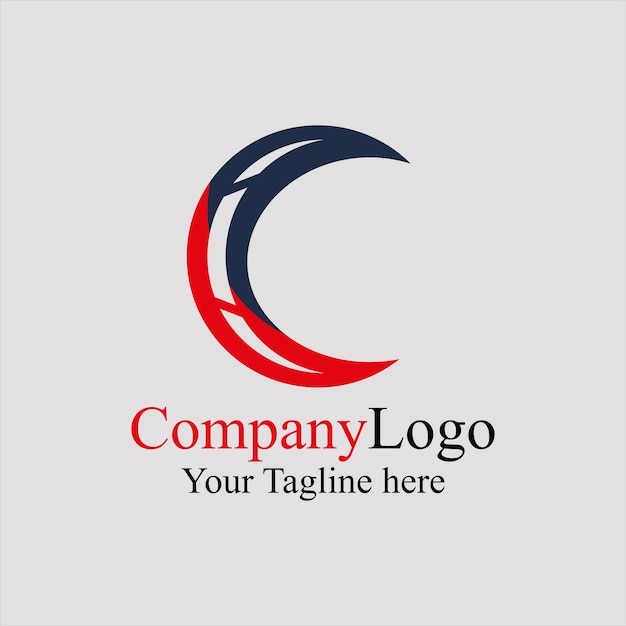 monogramme lettre C conception vectorielle