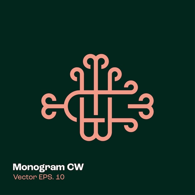 Monogramme Logo Cw