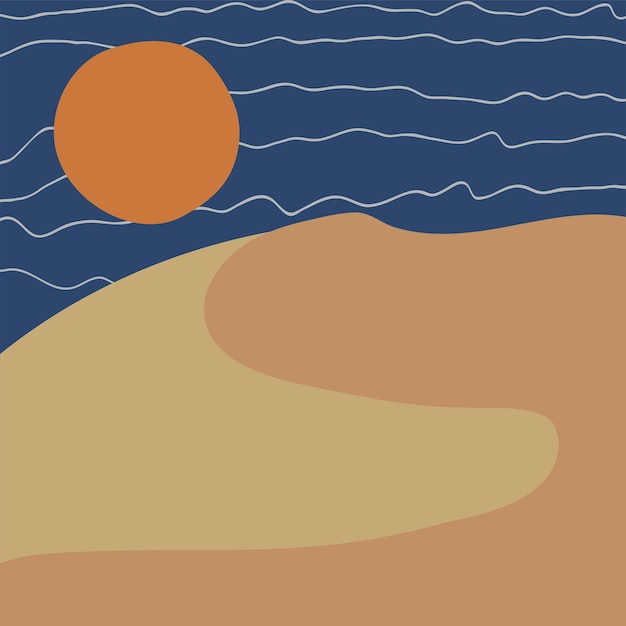les montagnes et le soleil 1