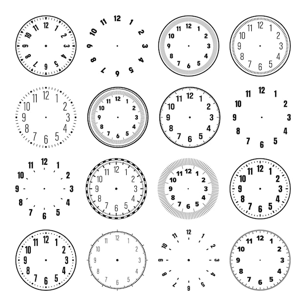 Montres mécaniques avec des chiffres arabes cadran de montre à lunette avec des marques d'heures de minutes et des chiffres