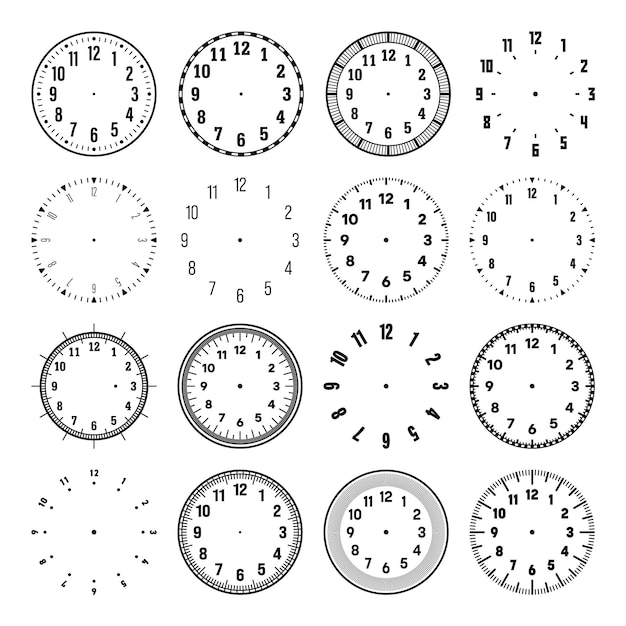 Montres mécaniques avec des chiffres arabes cadran de montre à lunette avec des marques d'heures de minutes et des chiffres