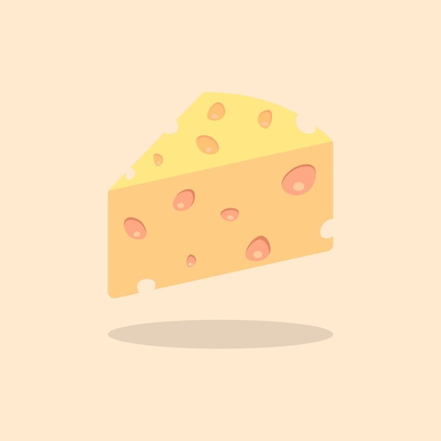 Morceau De Fromage Vector Illustration