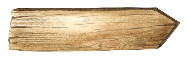 Morceaux de bois à l'aquarelle Panneau en bois pour copier l'espace Fond de texture bois