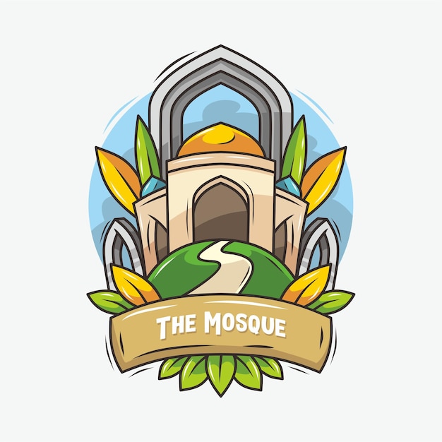 Vecteur la mosquée