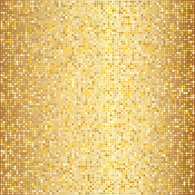 Motif Abstrait Demi-teinte Dorée. Pois D'or