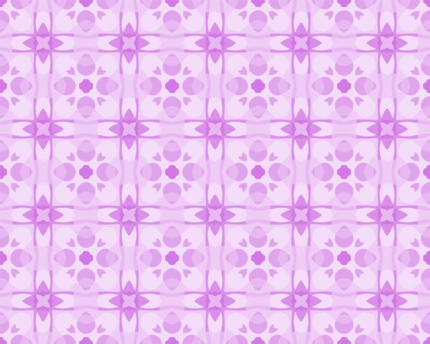 Motif abstrait floral géométrique Modèle sans couture de vecteur